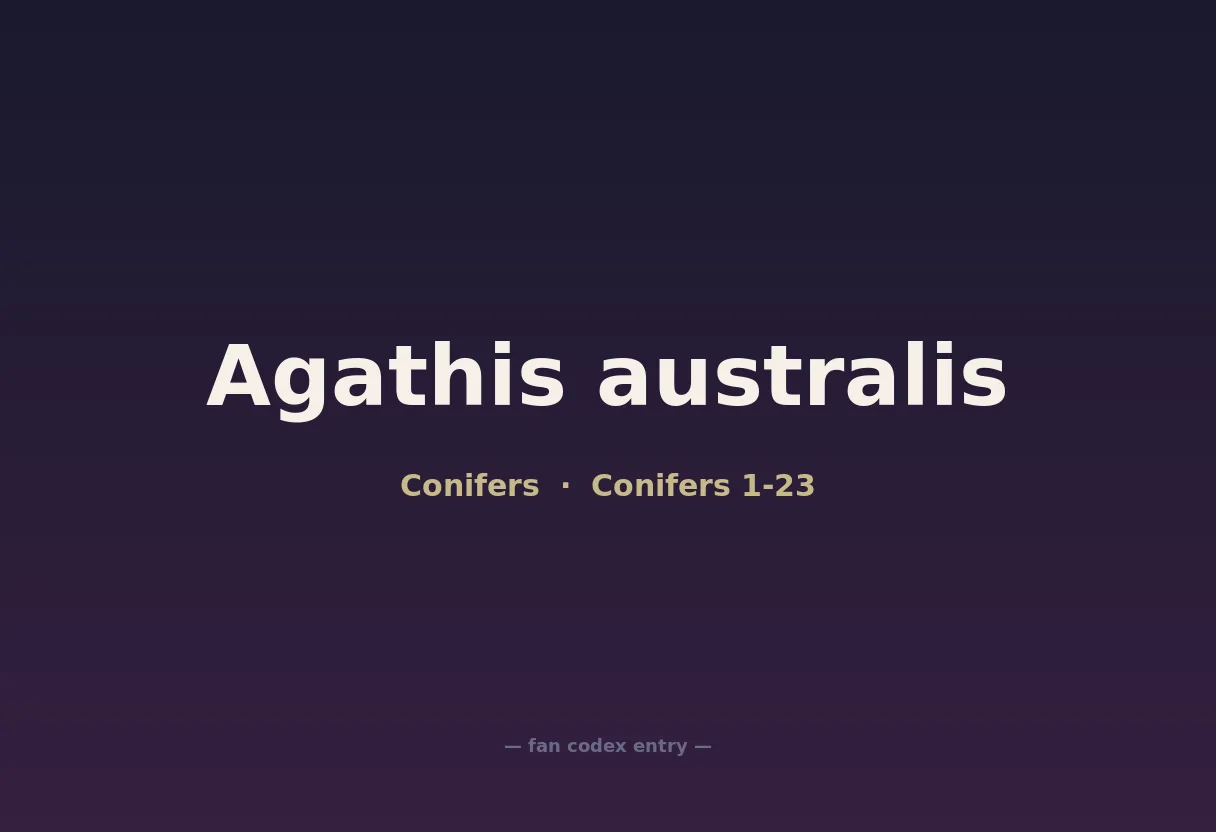 Agathis australis