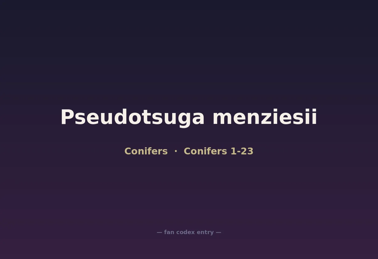 Pseudotsuga menziesii